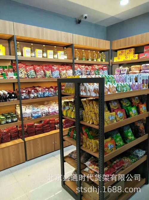 钢木超市便利店货架单双面货架母婴店货架零食展示架批发